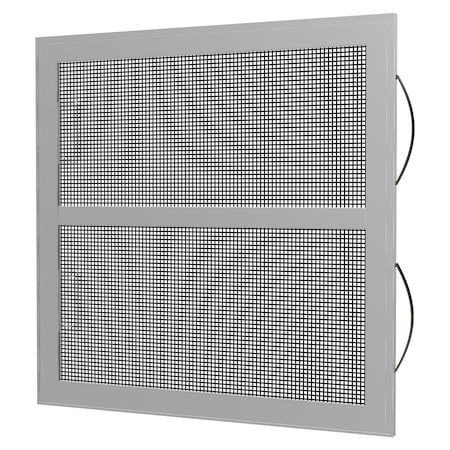Ritescreen 22 in W x 62 in H Double-Hung Window Screen, DH2, BetterVue Mesh, White DH2-C01-MSBV-L00-H62-W22